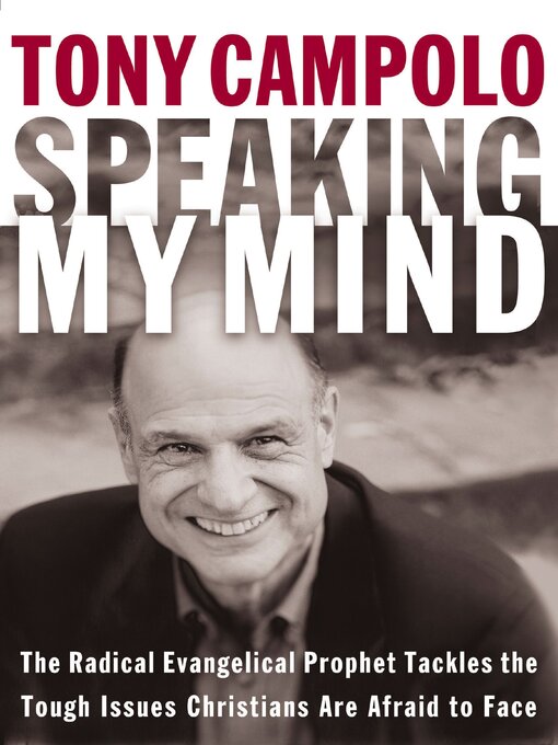 Title details for Speaking My Mind by Tony Campolo - Available